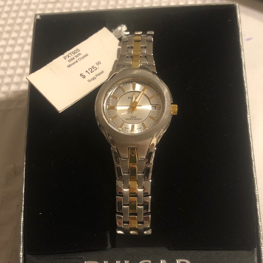 Pulsar Silver and Gold Watch